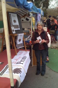 Selling tickets at Broadway Market